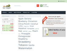 Tablet Screenshot of ionvapor.com